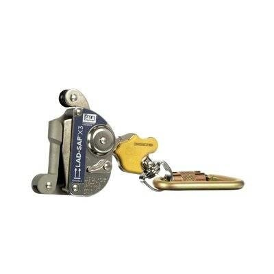 Wózek Lad-Saf™ X3 z ocynkowanym karabińczykiem  3M™ DBI-SALA® 