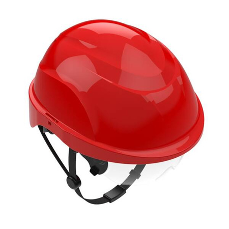 Kask Przemysłowy ATRA 20 Elektroizolacyjny With Wizjerką Red