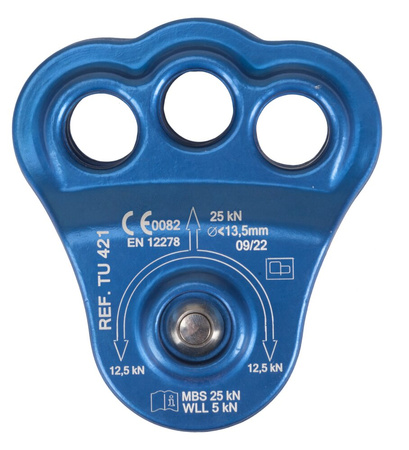 Bloczek potrójny TU 421 - niebieski