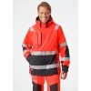 Kurtka wodoodporna Alna 2.0 Hi-Vis Shell Jacket 169 Red/ebony