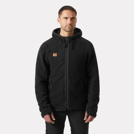 Bluza polarowa z kapturem Heritage Pile Hoodie 990 Black