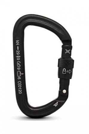 Carabiner Rockd Screw-lock (black)