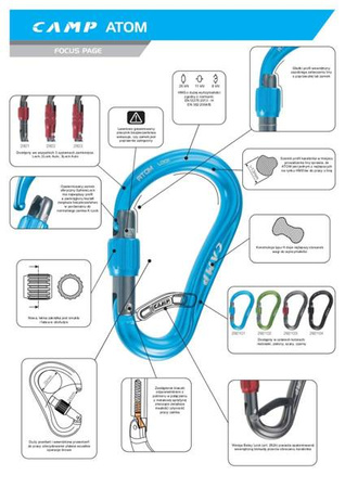 Carabiner Screw Lock HMS ATOM Lock