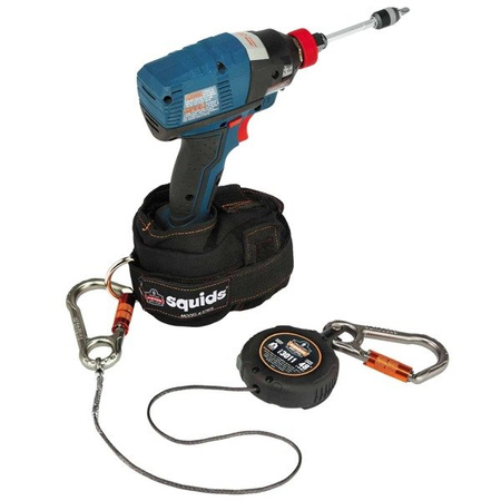 Lonża Ze Zwijaczem Do Narzędzi Squids 3011 Retractable Tool Lanyard With Carabiner Mount - 8lbs / 3.6kg