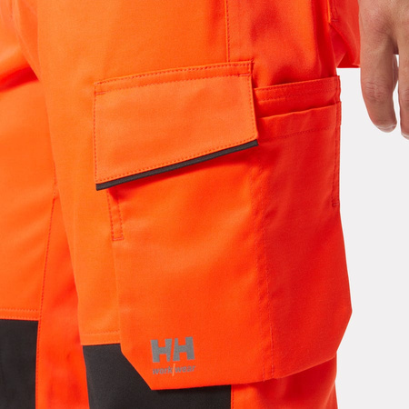 Uc-Me Work Pant Cl2 169 Hi Vis Red/Ebony