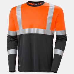 Koszulka z długim rękawem Addvis Longsleeve Cl 1 269 Orange/Ebony