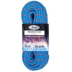Lina turystyczna Rando 8 mm x 30 m Standard Blue