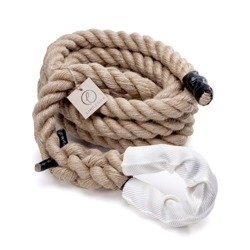 Lina jutowa do wspinania dł. 5m z oczkiem zaplatanym