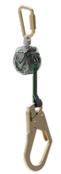 V-TEC Mini Pfl, 1,8 M, Strap, Pojedyncza Dźwignia, Steel Carabiner Screw Lock (górny), Steel Hak Do Rusztowań (dolny)