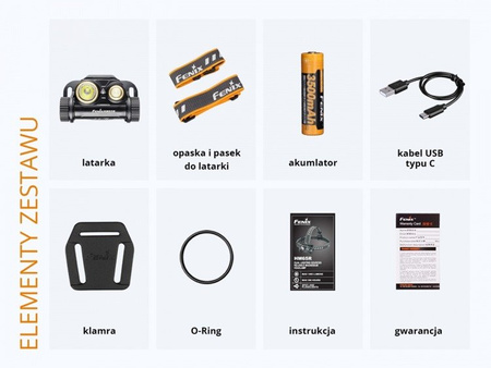 Latarka Fenix HM65R Czołówka