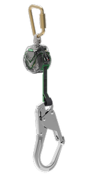 V-TEC Mini Pfl, 1,8 M, Strap, Pojedyncza Dźwignia, Steel Carabiner Screw Lock (górny), Hak Do Rusztowań Aluminiowych (dolny)