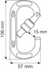 Karabinek zakręcany Oval compact Lock