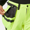 W Luna Hi Vis Cons Pant Cl 2 369 Yellow