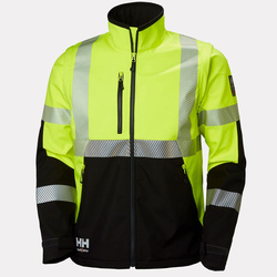 Kurtka softshell Icu Softs Jacket 369 En471 Yellow/Ebony
