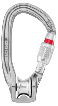 Carabiner With Bloczkiem Rollclip Z Screw-lock