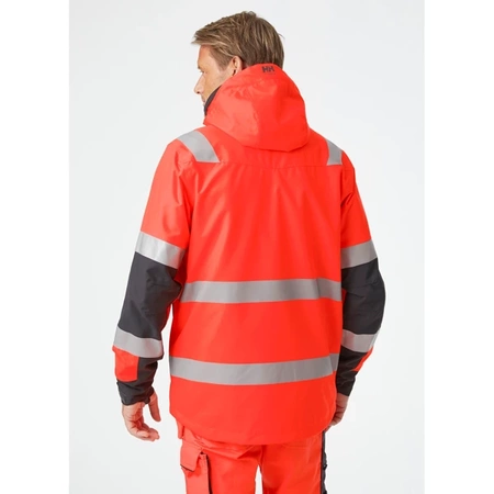 Kurtka wodoodporna Alna 2.0 Hi-Vis Shell Jacket 169 Red/ebony