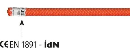 Rope Półstatyczna Rescue 10,5 Mm X 50 M Orange