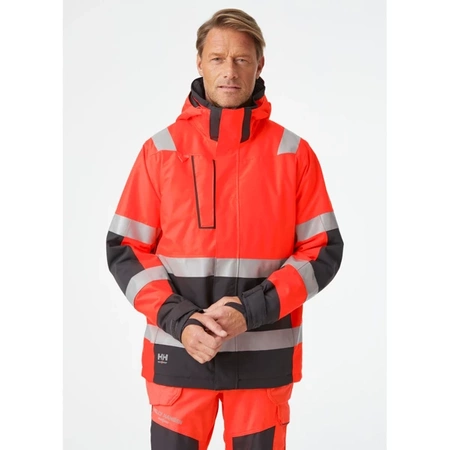 Kurtka zimowa Alna 2.0 HiVis Winter Insulated Jacket 169 Red/ebony