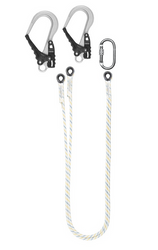 Lonża/lanyard Bezpieczeństwa Nieregulowana LB 102 With Zatrzasnikami AZ011 I 2xaz029 Dł. 1.4m