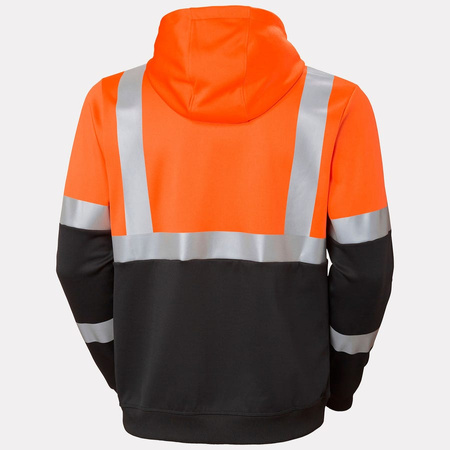Bluza z kapturem rozpinana Addvis Zip Hoodie Cl 1 269 Orange/Ebony