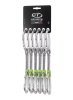 Zestaw ekspresów Lime Set Dyneema 12cm x6 - silver 