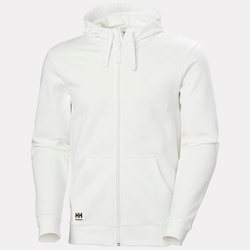 Bluza z kapturem rozpinana Classic Zip Hoodie 900 White
