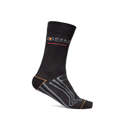 Socks 600 Short 6 Pack Black/gray