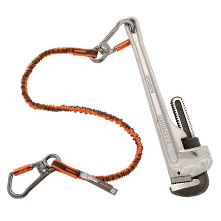 Lonża Do Narzędzi Squids 3119f(x) Double-locking Dual Carabiner Tool Lanyard With Swivel