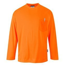 T-shirt Day-vis With Długimi Rękawami Orange