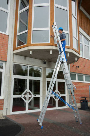 Drabina Trzyelementowa Aluminiowa Wielofunkcyjna Ze Szczeblami Stabilo
