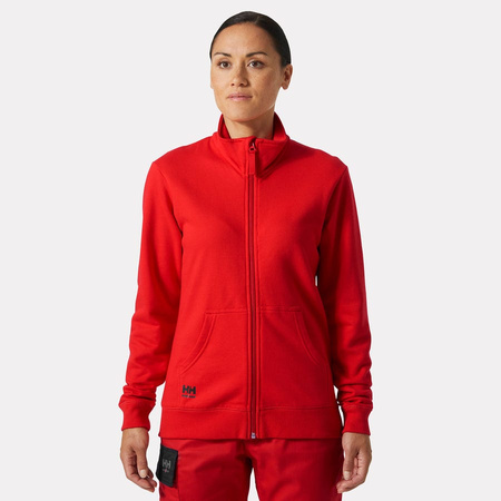 Bluza rozpinana W Manchester Zip Sweatshirt 220 Alert Red