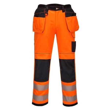 Spodnie Ostrzegawcze PW3 Pomarańcz/black T501