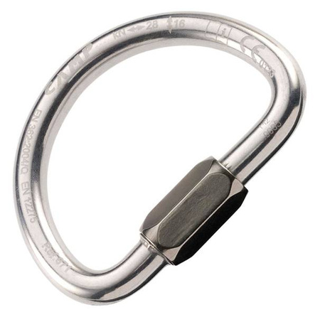 Karabinek aluminiowy 12mm Quick Link D Shape ALU