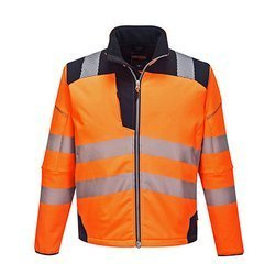 Softshell Ostrzegawczy PW3 Pomarańcz/granat