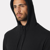 Bluza z kapturem rozpinana Essential 1/4 Zip Hoodie 990 Black