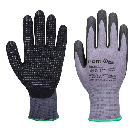Rękawica Dermiflex Plus Gray/black AB351