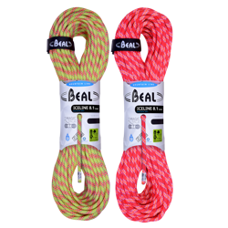 Rope Dynamiczna Ice Line Unicore 8,1 Mm 2 X 60 M Golden Dry Anis-orange