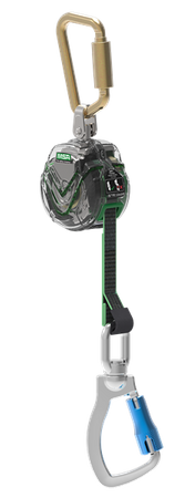 V-TEC Mini Pfl, 1,8 M, Strap, Pojedyńczy, Steel Carabiner Screw Lock (górny), Aluminiowy Carabiner Screw Lock (dolny)