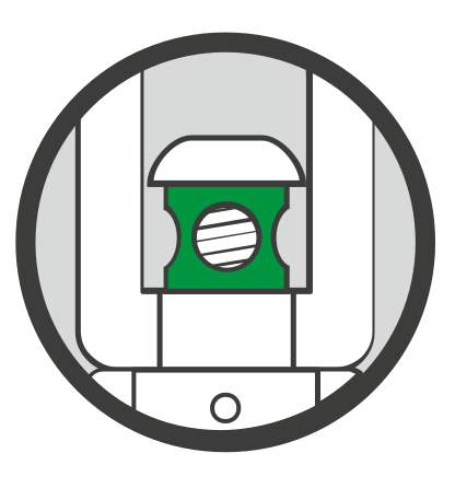 Podwójne urządzenie samohamowne DWR 040S taśma dł. 2 m z możliwością wchodzenia powyżej urządzenia 2 x AZ 002ASI