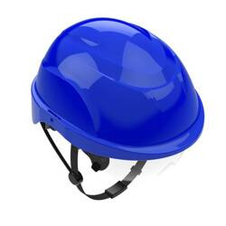Kask Przemysłowy ATRA 20 Elektroizolacyjny With Wizjerką Blue