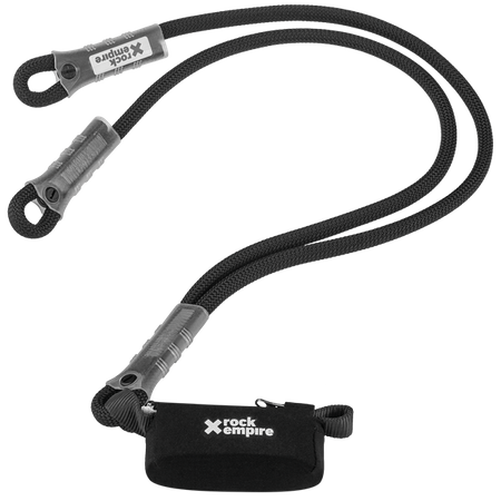 Lonża With Energy Absorber Y RE Dł. 86 Cm Czarna