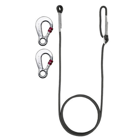 Aramidowa pozioma lina kotwicząca LP200FLR z zatrzaśnikami AZ003