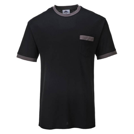 TX22 - T-shirt Kontrastowy Portwest Texo Black