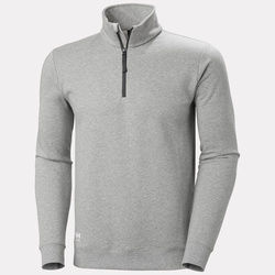 Bluza rozpinana do połowy Classic Half Zip Sweatshirt 930 Grey Melange