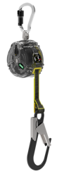 V-TEC Pfl, 3m, Strap, Pojedyńczy, Carabiner Aluminiowy Potrójnego Zamka (górny), Hak Aluminiowy Do Rusztowań (dolny)