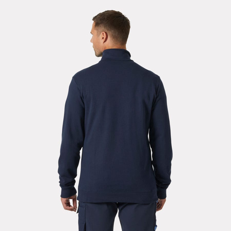 Bluza rozpinana do połowy Manchester Half Zip Sweatshirt 591 Navy