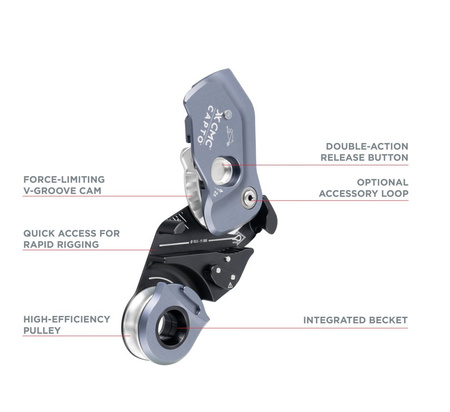 Wielofunkcyjne Urządzenie Typu "rope Grab" Capto 11 Mm Grey