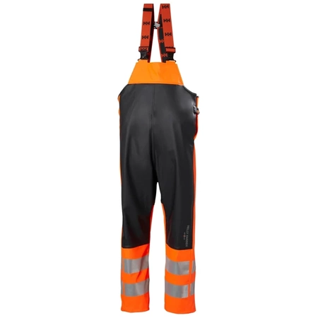 Spodnie robocze wodoodporne na szelkach Alna 2.0 Rain Bib 269 Orange/ebon