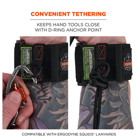 Bransoletka Narzędziowa Squids 3123 Tool Wristband With D-ring Anchor - 5lbs / 2.3kg