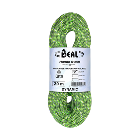 Rope Turystyczna Rando 8 Mm X 20 M Standard Green